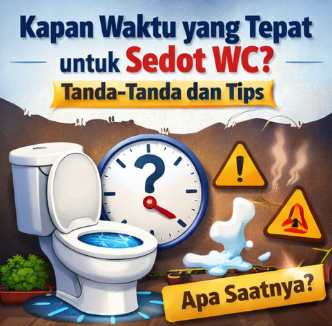Kapan Waktu yang Tepat untuk Sedot WC? Tanda-Tanda dan Tips