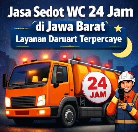 Jasa Sedot WC 24 Jam di Jawa Barat - Layanan Darurat Terpercaya